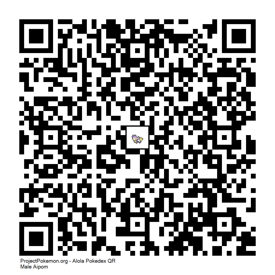 Cdigo QR de Aipom